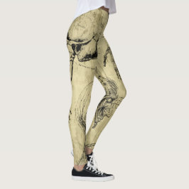 Medias de estampado de anatomía