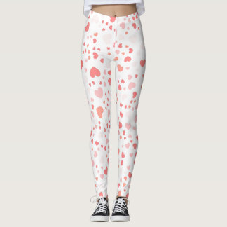 Medias de estampado de corazón pequeño