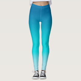 Medias de gradiente de azul a aqua modernas ombre