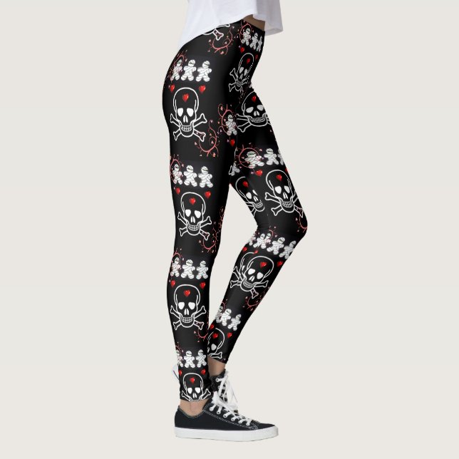 Medias de Halloween, Calavera (Derecha)