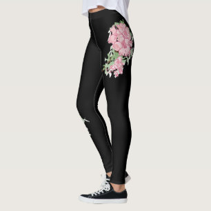 Medias de jardín botánico con estampado floral