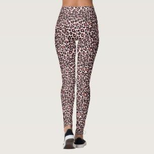 Medias de leopardo rosa