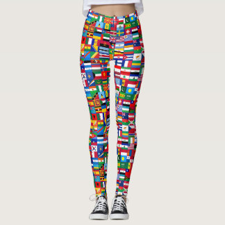 Medias de mujer con banderas, diseño de bandera pa
