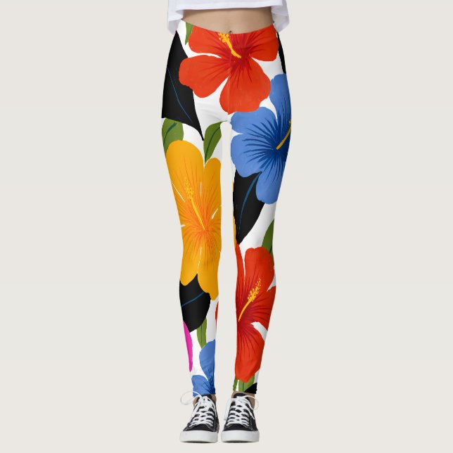 Medias de mujer con estampado colorido – Vibrantes (Anverso)