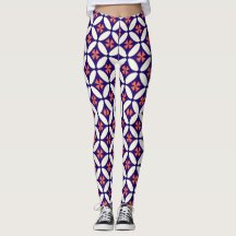 Medias de mujer con estampado geométrico elegante