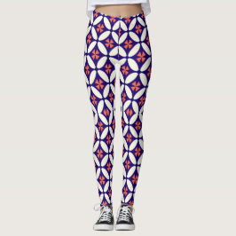 Medias de mujer con estampado geométrico elegante