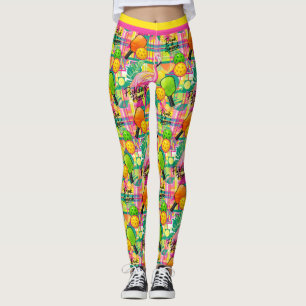 Medias de poder de pickleball de flamenco tropical