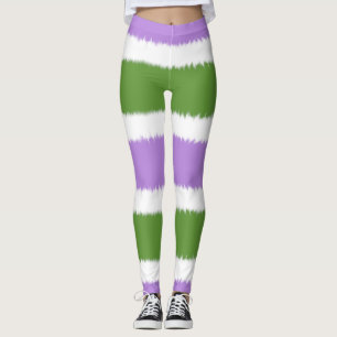 Medias de raya ancha de la bandera genderqueer