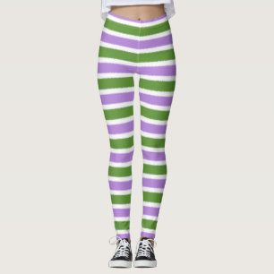 Medias de raya estrecha de la bandera genderqueer
