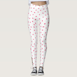 Medias de speckle de sorbete rosa