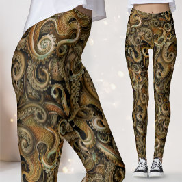 Medias de Tentáculos de Pulpo Steampunk Victoriano