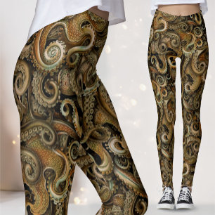 Medias de Tentáculos de Pulpo Steampunk Victoriano