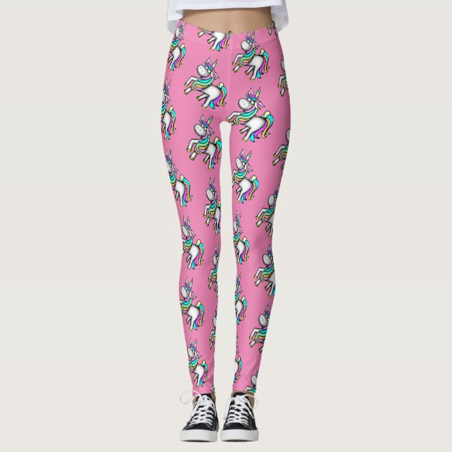 Medias de unicornio rosadas lindas (Anverso)