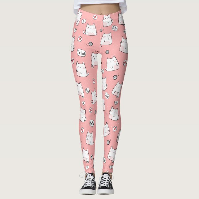 Medias de YOGA estampadas lindas (Anverso)