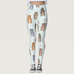 Medias de yoga estampadas lindas