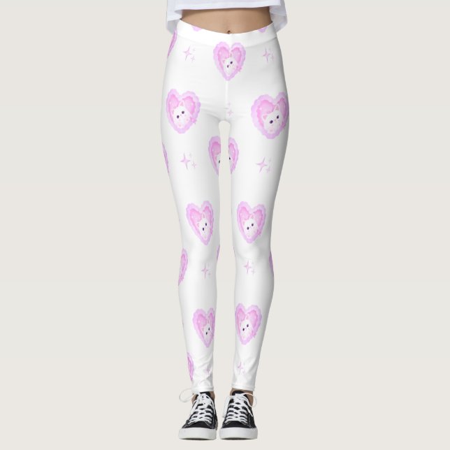 Medias de YOGA estampadas lindas (Anverso)