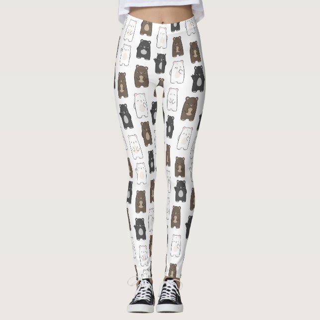 Medias de YOGA estampadas lindas (Anverso)