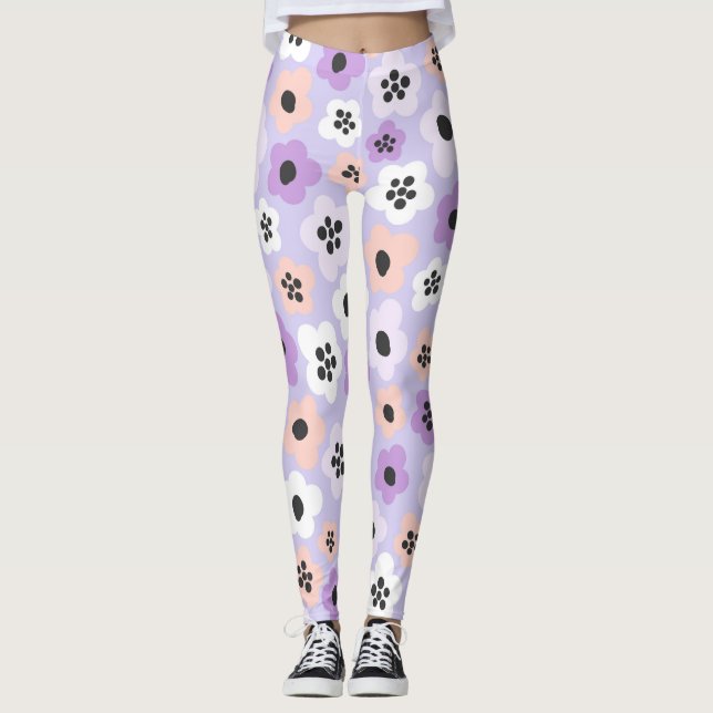 Medias de YOGA estampadas lindas (Anverso)