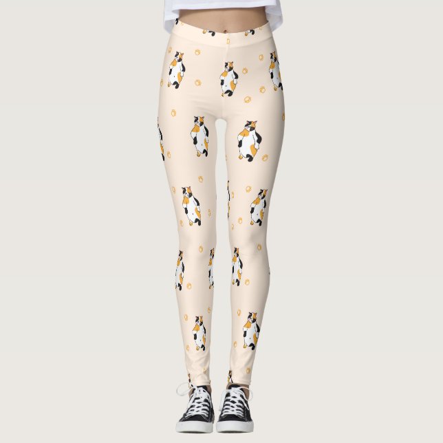 Medias de YOGA estampadas lindas (Anverso)