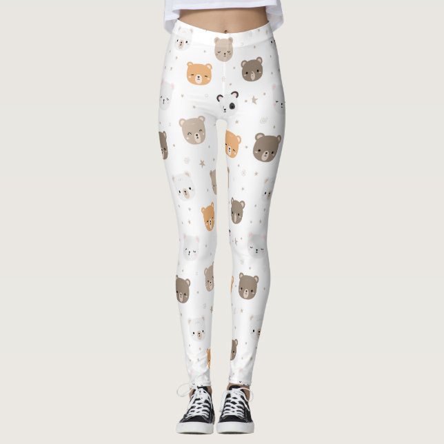 Medias de YOGA estampadas lindas (Anverso)