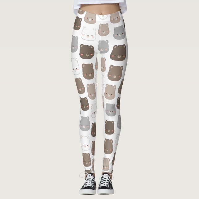 Medias de YOGA estampadas lindas (Anverso)