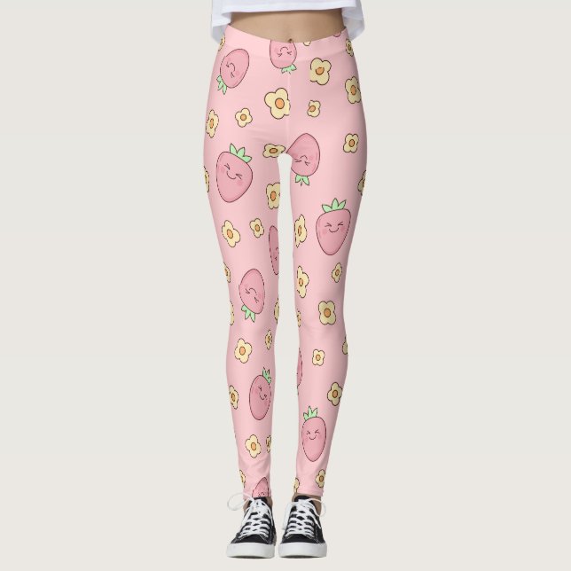 Medias de YOGA estampadas lindas (Anverso)