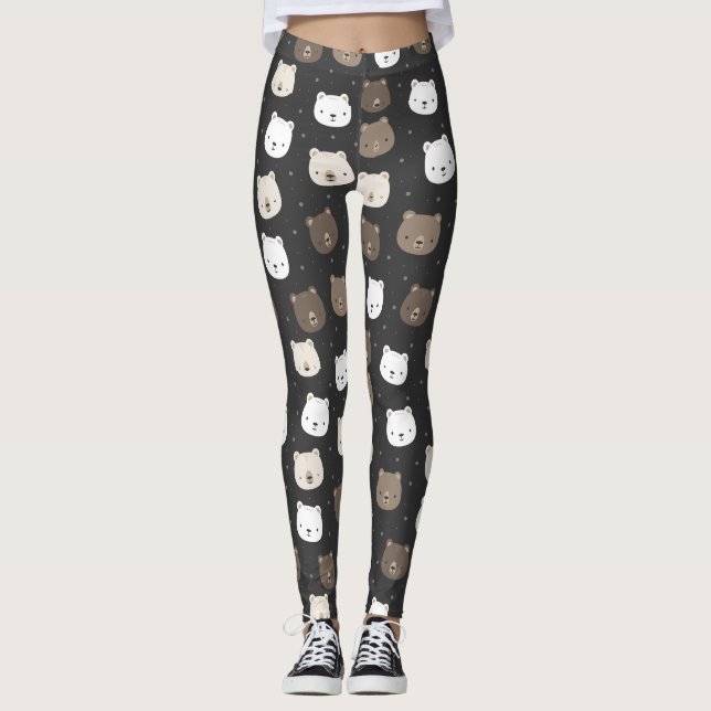 Medias de YOGA estampadas lindas (Anverso)