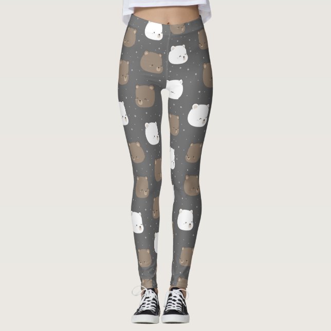 Medias de YOGA estampadas lindas (Anverso)