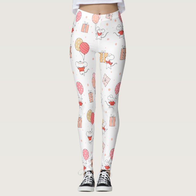 Medias de YOGA estampadas lindas (Anverso)