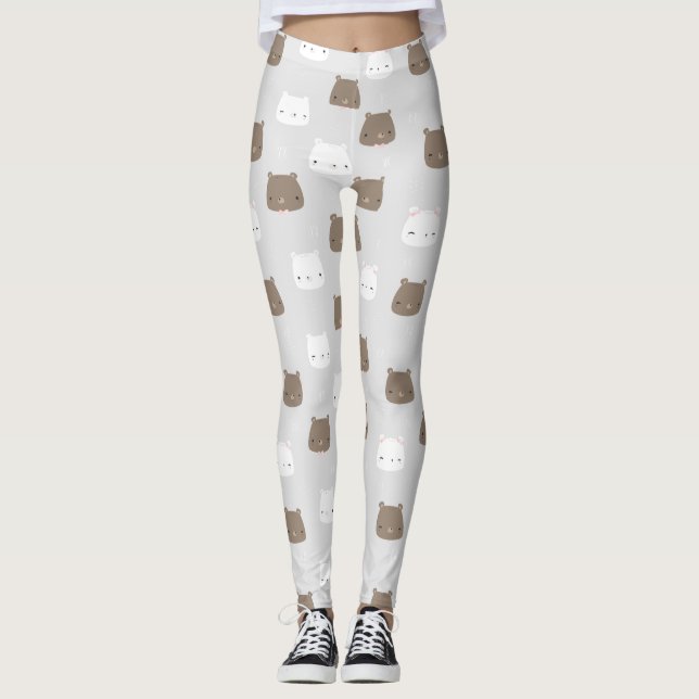 Medias de YOGA estampadas lindas (Anverso)