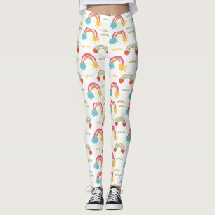 Medias de yoga estampadas lindas
