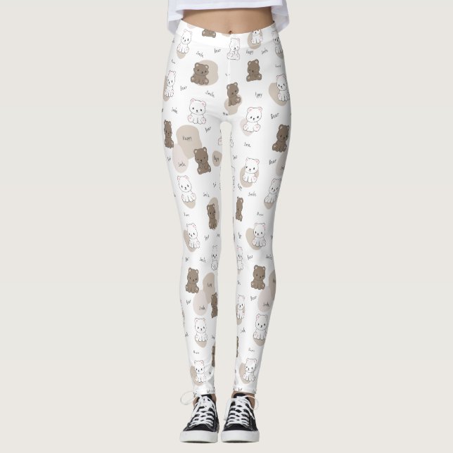 Medias de YOGA estampadas lindas (Anverso)
