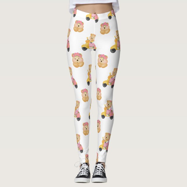 Medias de YOGA estampadas lindas (Anverso)
