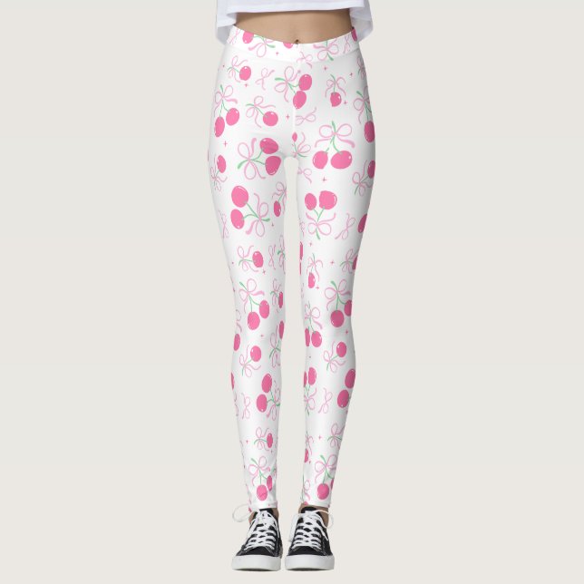 Medias de yoga estampadas lindas (Anverso)