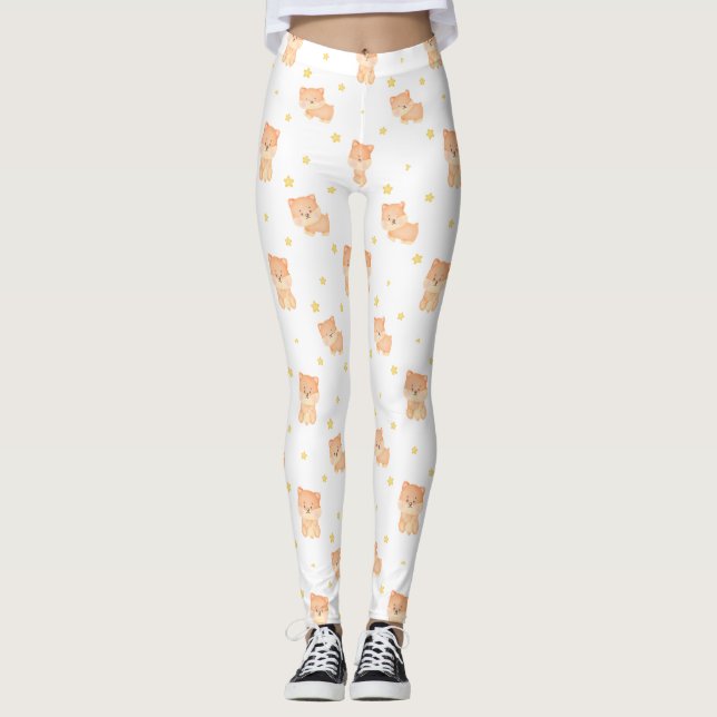 Medias de YOGA estampadas lindas (Anverso)