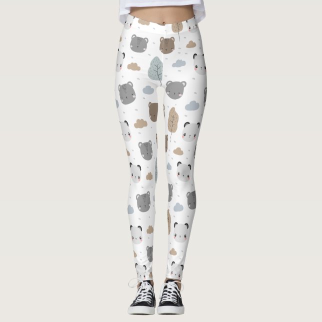 Medias de YOGA estampadas lindas (Anverso)