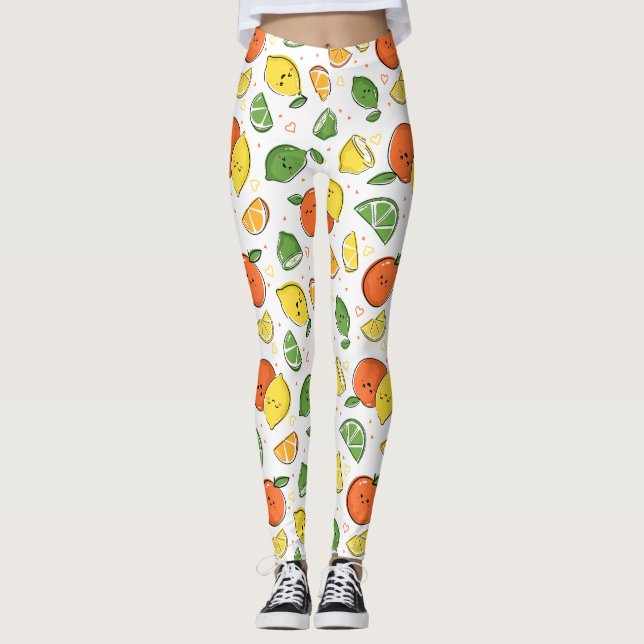 Medias de YOGA estampadas lindas (Anverso)