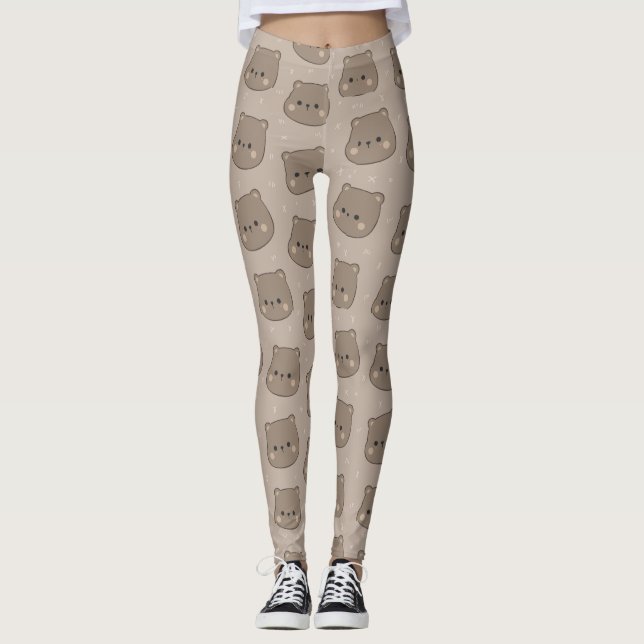 Medias de YOGA estampadas lindas (Anverso)