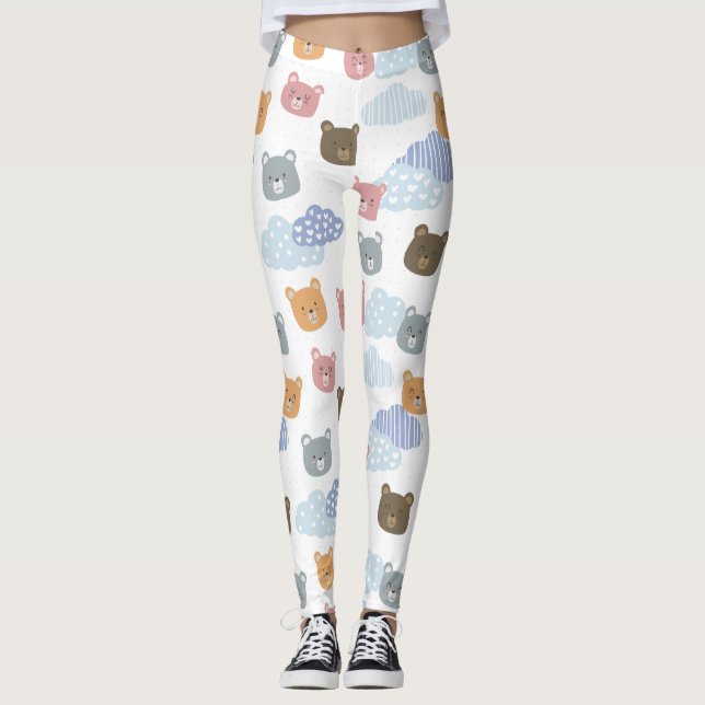 Medias de YOGA estampadas lindas (Anverso)