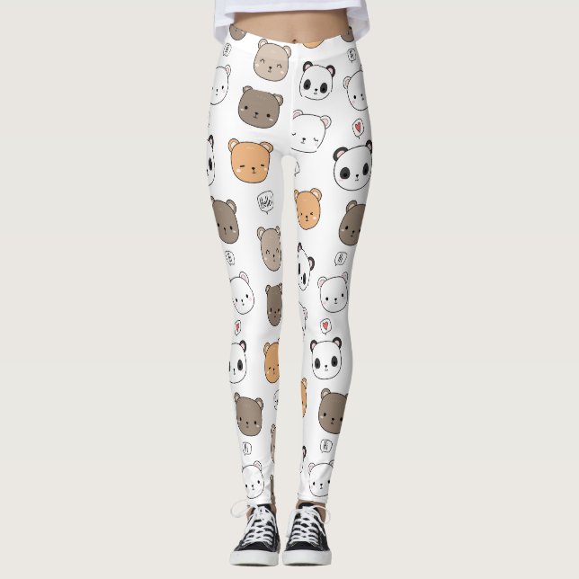 Medias de YOGA estampadas lindas (Anverso)