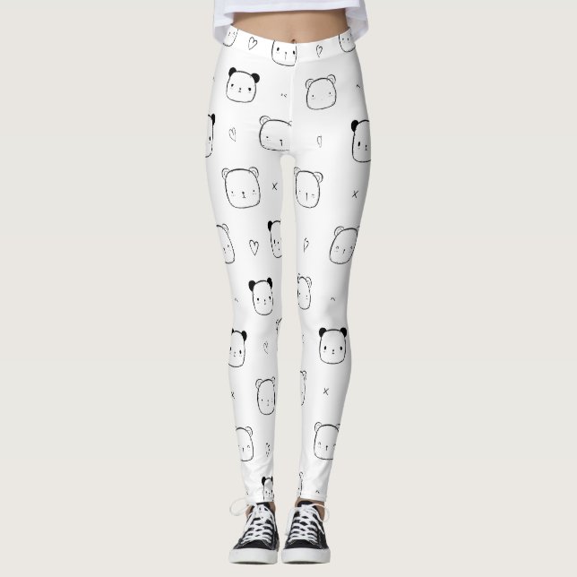 Medias de YOGA estampadas lindas (Anverso)