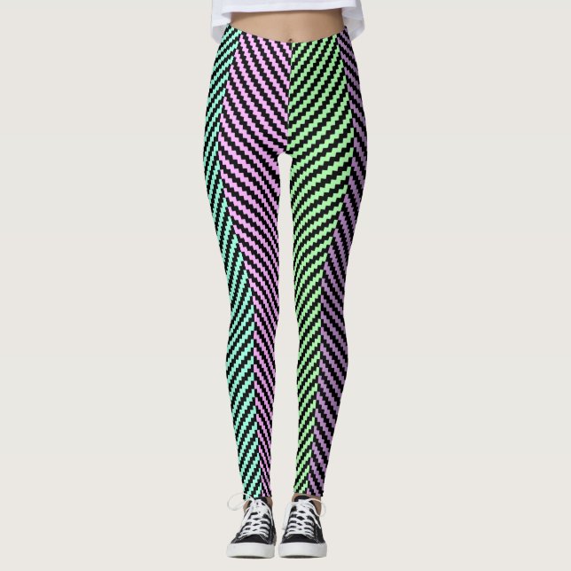 Medias de zigzag pastel (Anverso)