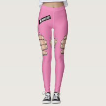 Medias divertidas de Risque Pink Prude Humor