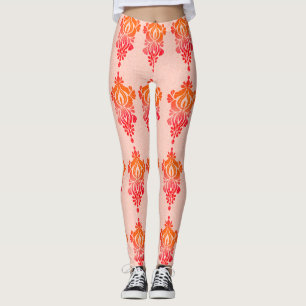 Medias Elegantes de Damasco Floral Chic