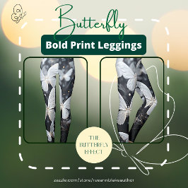 Medias estampadas Butterfly Bold