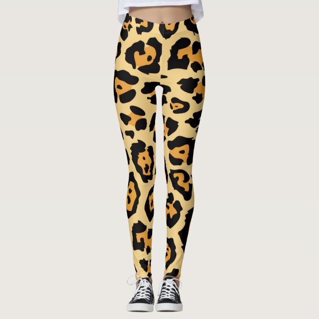 medias estampadas con jaguar (Anverso)
