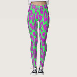Medias estampadas con leopardo
