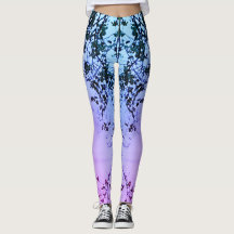 Medias Hudson Rosa Azul Morado Desvanecido