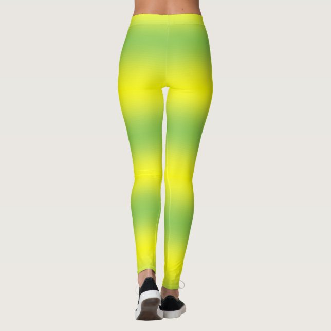 Medias largas pastel amarillo y verde (Reverso)