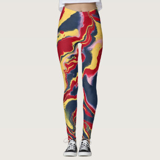 Medias locas de colores abstractos Sadie 1